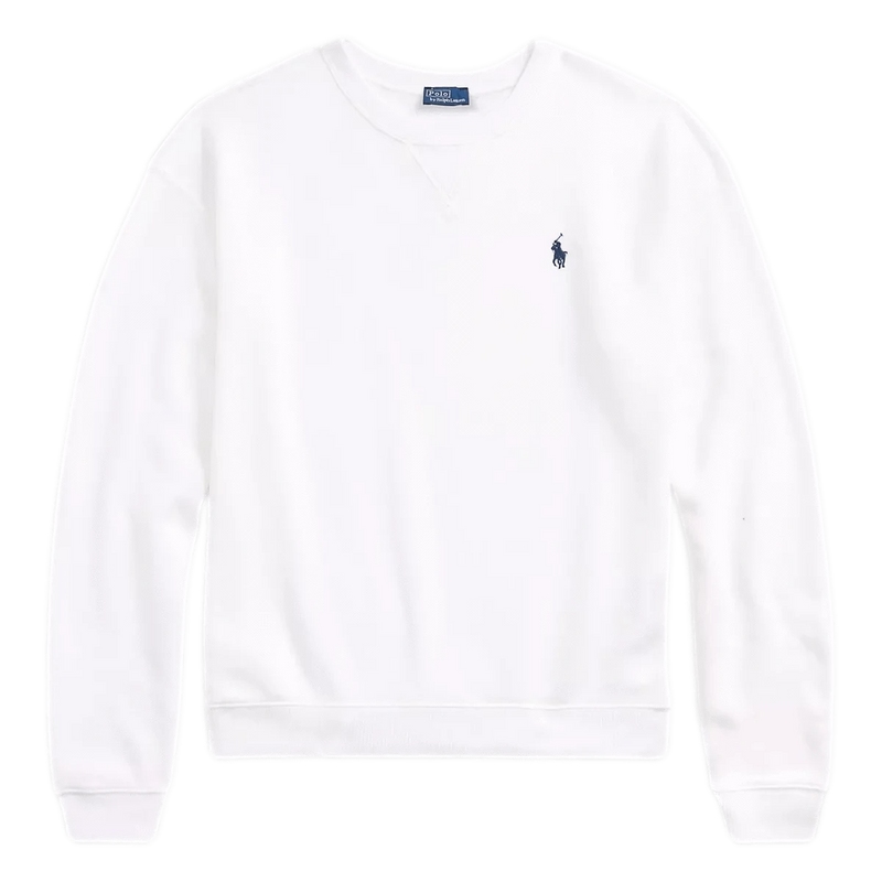 POLO RALPH LAUREN M SWEATER XS / WIT Polo Ralph Lauren Fleece Sweater Wit - Match Laren