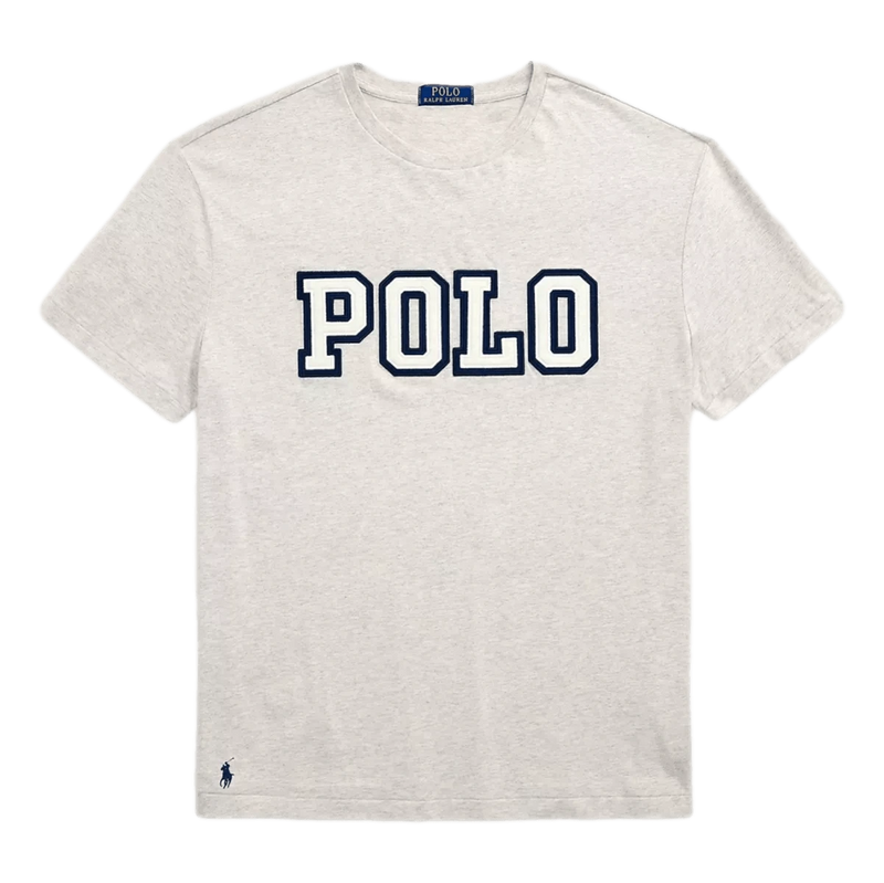 POLO RALPH LAUREN M T-SHIRT M / GRIJS MELEE Polo Ralph Lauren T-Shirt Classic Fit Jersey Grijs Melee - Match Laren