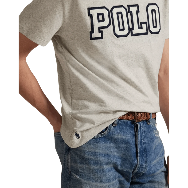 POLO RALPH LAUREN M T-SHIRT Polo Ralph Lauren T-Shirt Classic Fit Jersey Grijs Melee - Match Laren