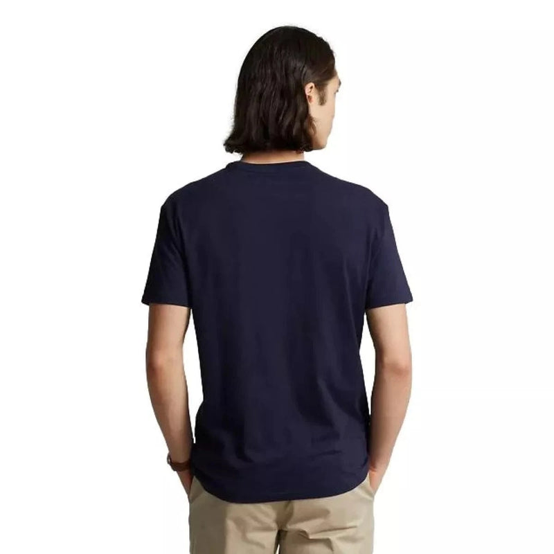 POLO RALPH LAUREN M T-SHIRT Polo Ralph Lauren T-shirt Custom Slim Fit Marine - Match Laren