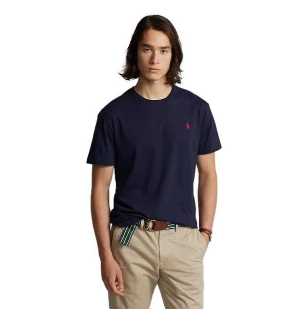 POLO RALPH LAUREN M T-SHIRT Polo Ralph Lauren T-shirt Custom Slim Fit Marine - Match Laren