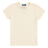 POLO RALPH LAUREN M T-SHIRT XS / VANILLE POLO RALPH LAUREN - T-shirt Biologisch katoen - Match Laren