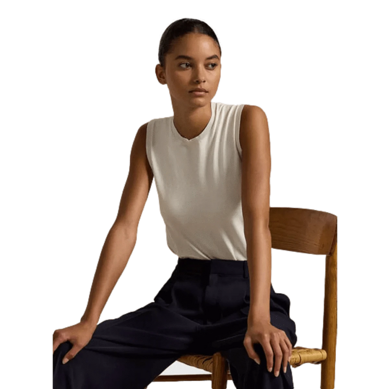 POLO RALPH LAUREN M TOP Polo Ralph Lauren Top Off White - Match Laren