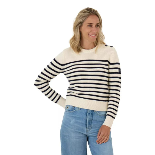 POLO RALPH LAUREN M TRUI L / OFF WHITE COMBI Polo Ralph Lauren Merino Wol Trui Off White Combi - Match Laren