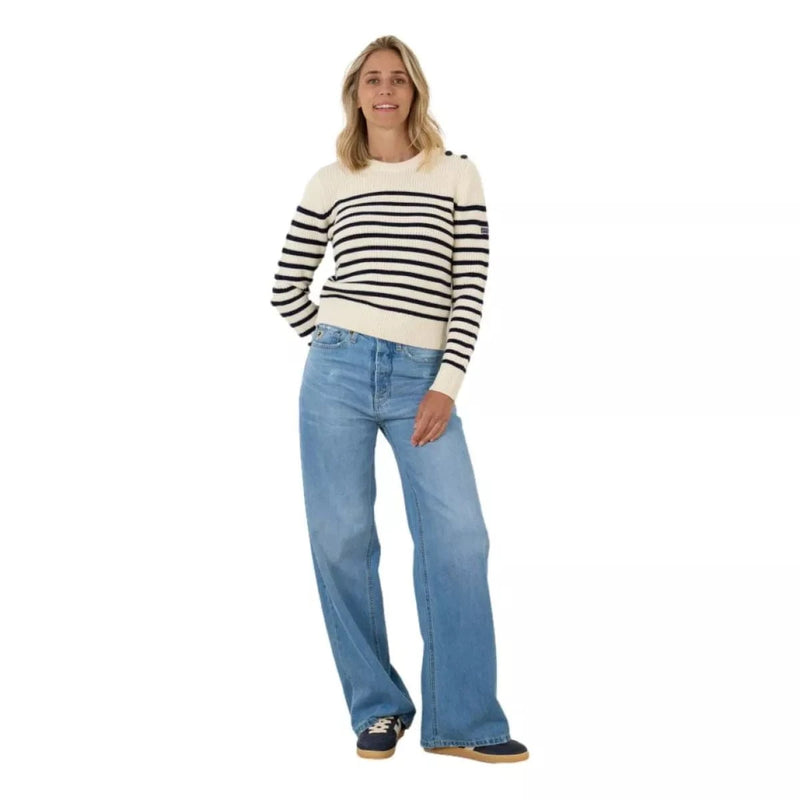 POLO RALPH LAUREN M TRUI L / OFF WHITE COMBI Polo Ralph Lauren Merino Wol Trui Off White Combi - Match Laren