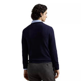 POLO RALPH LAUREN M TRUI Polo Ralph Lauren Wollen Trui Met Ronde Hals Marineblauw - Match Laren