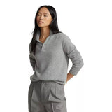 POLO RALPH LAUREN M TRUI S / GRIJS MELEE Polo Ralph Lauren Cashmere Polo-Collar Jumper - Match Laren