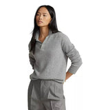 POLO RALPH LAUREN M TRUI S / GRIJS MELEE Polo Ralph Lauren Cashmere Polo-Collar Jumper - Match Laren