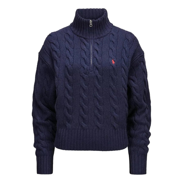 POLO RALPH LAUREN M TRUI S / MARINE Polo Ralph Lauren Zip Up Trui Marineblauw - Match Laren