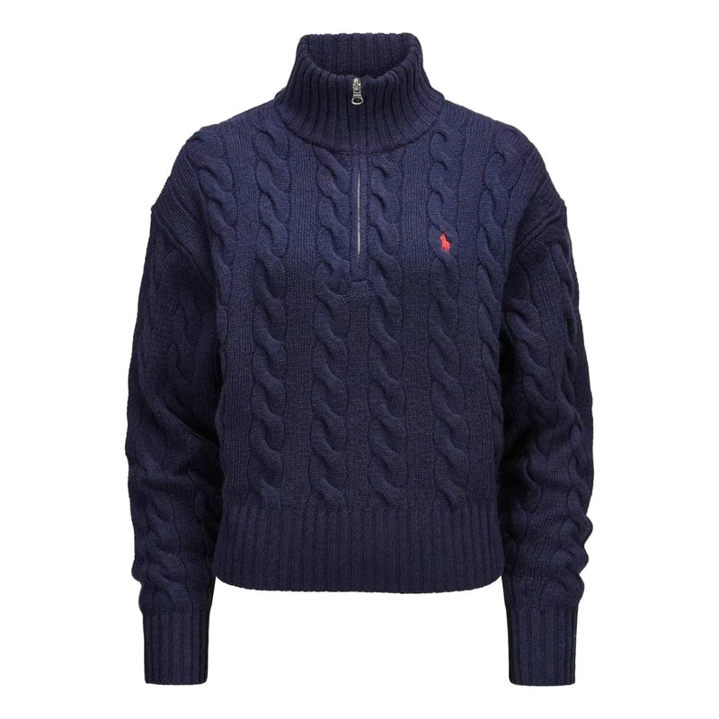 POLO RALPH LAUREN M TRUI S / MARINE Polo Ralph Lauren Zip Up Trui Marineblauw - Match Laren