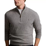 POLO RALPH LAUREN M TRUI XL / GRIJS MELEE Polo Ralph Lauren Wollen Trui Kwartrits Grijs - Match Laren