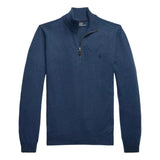 POLO RALPH LAUREN M TRUI XL / MARINE COMBI Polo Ralph Lauren Wollen Trui Kwartrits Marine - Match Laren