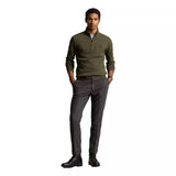 POLO RALPH LAUREN M TRUI XL / OLIJF Polo Ralph Lauren Double-Knit Mesh Trui Met Kwartrits Olijf - Match Laren
