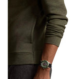 POLO RALPH LAUREN M TRUI XL / OLIJF Polo Ralph Lauren Double-Knit Mesh Trui Met Kwartrits Olijf - Match Laren