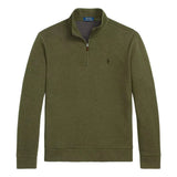 POLO RALPH LAUREN M TRUI XL / OLIJF Polo Ralph Lauren Double-Knit Mesh Trui Met Kwartrits Olijf - Match Laren