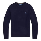 POLO RALPH LAUREN M TRUI XS / MARINE Polo Ralph Lauren Wollen Trui Met Ronde Hals Marineblauw - Match Laren