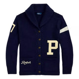 POLO RALPH LAUREN M VEST XS / MARINE COMBI Polo Ralph Lauren Wollen Vest Marine - Match Laren