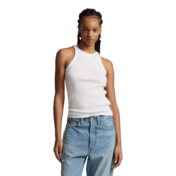 POLO RALPH LAUREN TANK TOP Polo Ralph Lauren Tank Top Katoen Wit - Match Laren
