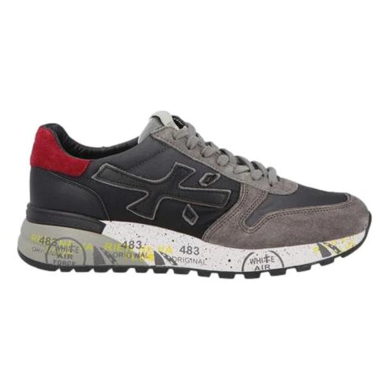 PREMIATA M SNEAKER Premiata Sneakers Donkergrijs Met Rood - Match Laren