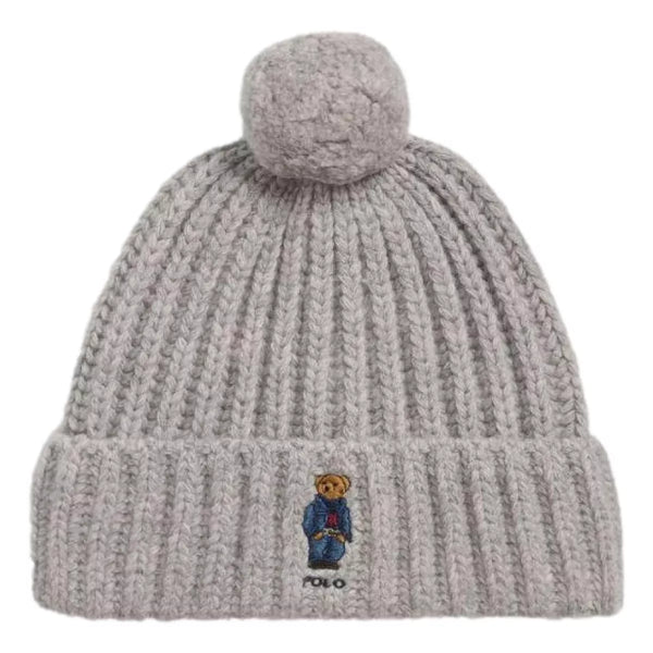POLO RALPH LAUREN Polo Ralph Lauren Muts Met Beer Grijs - Match Laren