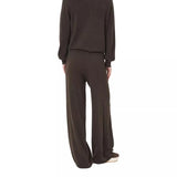 REPEAT M BROEK Repeat Wijde Gebreide Kasjmier Broek Donkerbruin - Match Laren