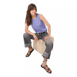 REPEAT M SPENCER 36 / LAVENDELBLAUW Repeat Top Lavendelblauw - Match Laren