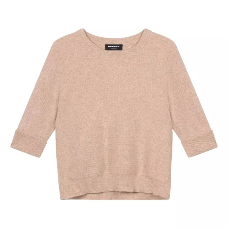 REPEAT Repeat Cashmere Trui Zandkleur - Match Laren