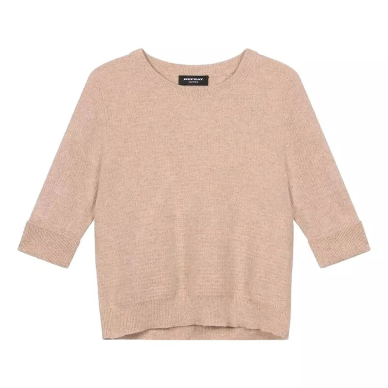 REPEAT M TRUI Repeat Cashmere Trui Zandkleur - Match Laren