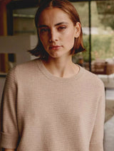 REPEAT M TRUI Repeat Cashmere Trui Zandkleur - Match Laren