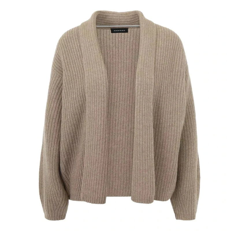 REPEAT M VEST 34 / GOUD COMBI Repeat Cashmere Vest Goud - Match Laren
