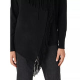 REPEAT M VEST 36 / ZWART REPEAT Asymmetrisch Vest Met Franjes - Match Laren