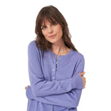 REPEAT M VEST Repeat Katoenmix Vest Lavendelblauw - Match Laren
