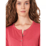 REPEAT M VEST Repeat Vest In Katoenmix Fijngebreid Framboos - Match Laren