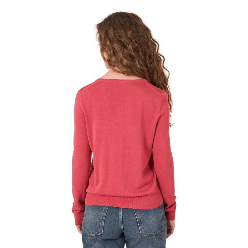 REPEAT M VEST Repeat Vest In Katoenmix Fijngebreid Framboos - Match Laren