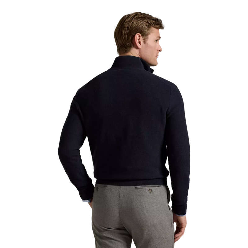 POLO RALPH LAUREN Polo Ralph Lauren Trui Katoen Mesh-Gebreid Marine - Match Laren