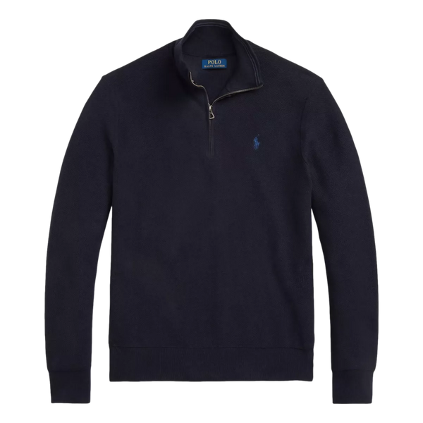 POLO RALPH LAUREN Polo Ralph Lauren Trui Katoen Mesh-Gebreid Marine - Match Laren