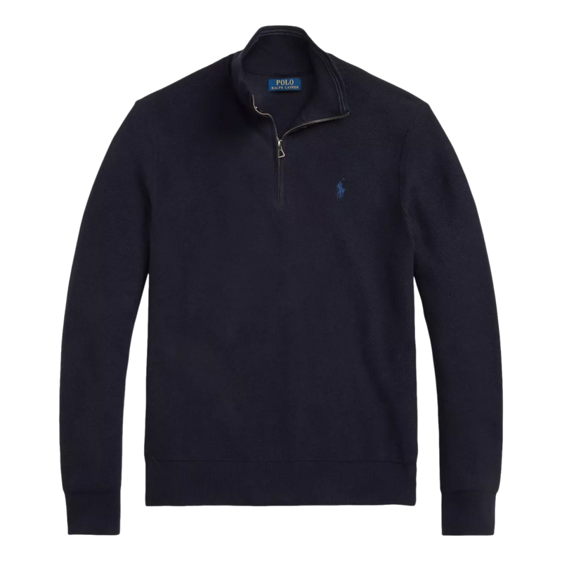 POLO RALPH LAUREN Polo Ralph Lauren Trui Katoen Mesh-Gebreid Marine - Match Laren