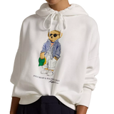 POLO RALPH LAUREN Polo Ralph Lauren Fleece Hoodie Met Beer Wit - Match Laren