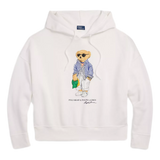 POLO RALPH LAUREN Polo Ralph Lauren Fleece Hoodie Met Beer Wit - Match Laren