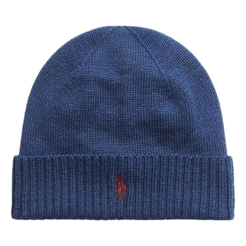 POLO RALPH LAUREN Polo Ralph Lauren Wollen Muts Jeans Blauw - Match Laren