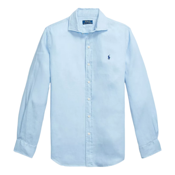 POLO RALPH LAUREN Polo Ralph Lauren Linnen Overhemd Lichtblauw - Match Laren