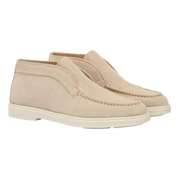 SANTONI Santoni Suède Desert Boot Zand - Match Laren