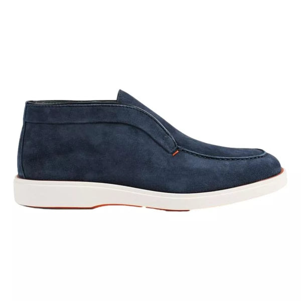 SANTONI Santoni Loafer Suede Blauw - Match Laren