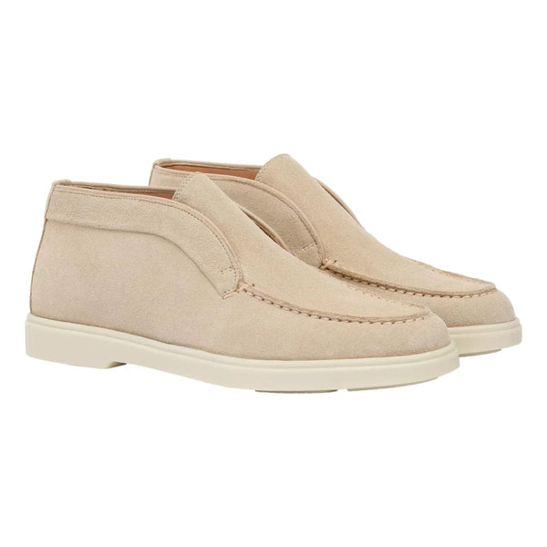 SANTONI M SCHOEN HOOG Santoni Suède Desert Boot Zand - Match Laren