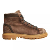 SANTONI M SCHOEN HOOG Santoni Winter Boot Brown Nubuck - Match Laren