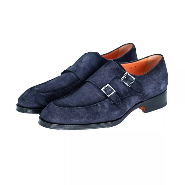 SANTONI Santoni Gesp Schoen Suede Blauw - Match Laren