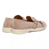 SANTONI M SCHOEN LAAG Santoni - loafer dubbele gesp rose - match laren