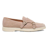 SANTONI M SCHOEN LAAG Santoni - loafer dubbele gesp rose - match laren