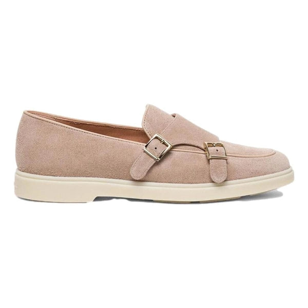 SANTONI M SCHOEN LAAG Santoni - loafer dubbele gesp rose - match laren