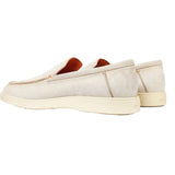 SANTONI M SCHOEN LAAG Santoni Loafer Suede Beige - Match Laren